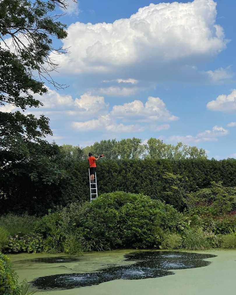 Tuinonderhoud in Muizen door Dierckx Tuinwerken, project Dijleberg